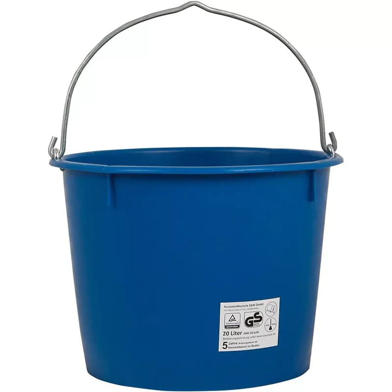 Baueimer Inhalt 20l schwer kranbar blau