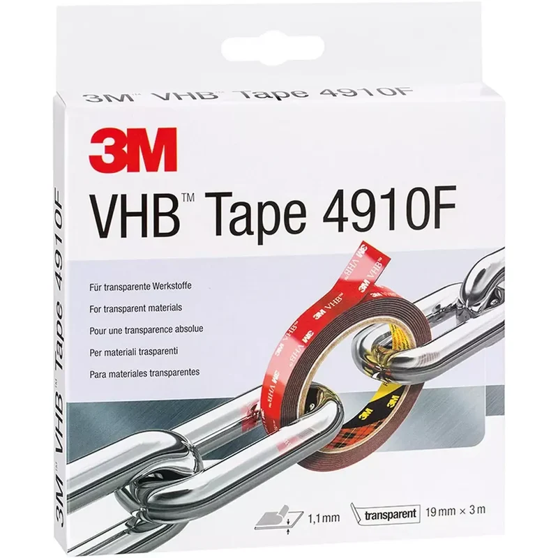 Montageband 19mmx3m Rolle transparent