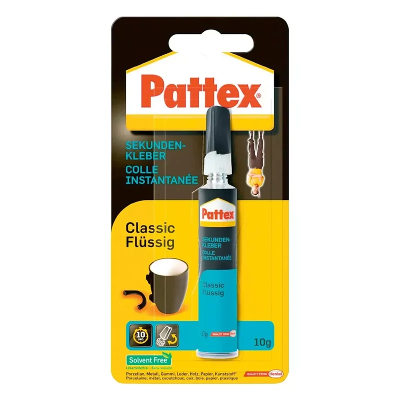 Sekundenkleber Pattex Classic, 10g-Dosiertube