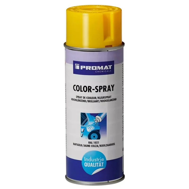 Colorspray 400ml rapsgelb hochglänzend f.Metall/Holz RAL 1021