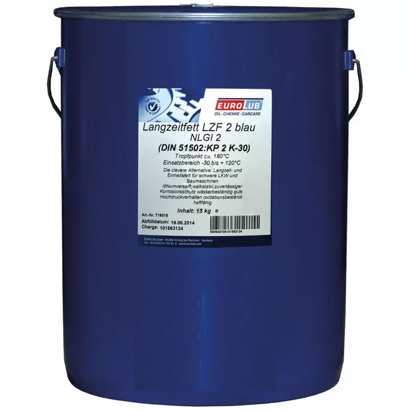 Langzeitfett LZF 2 Blau, 15 kg Eimer