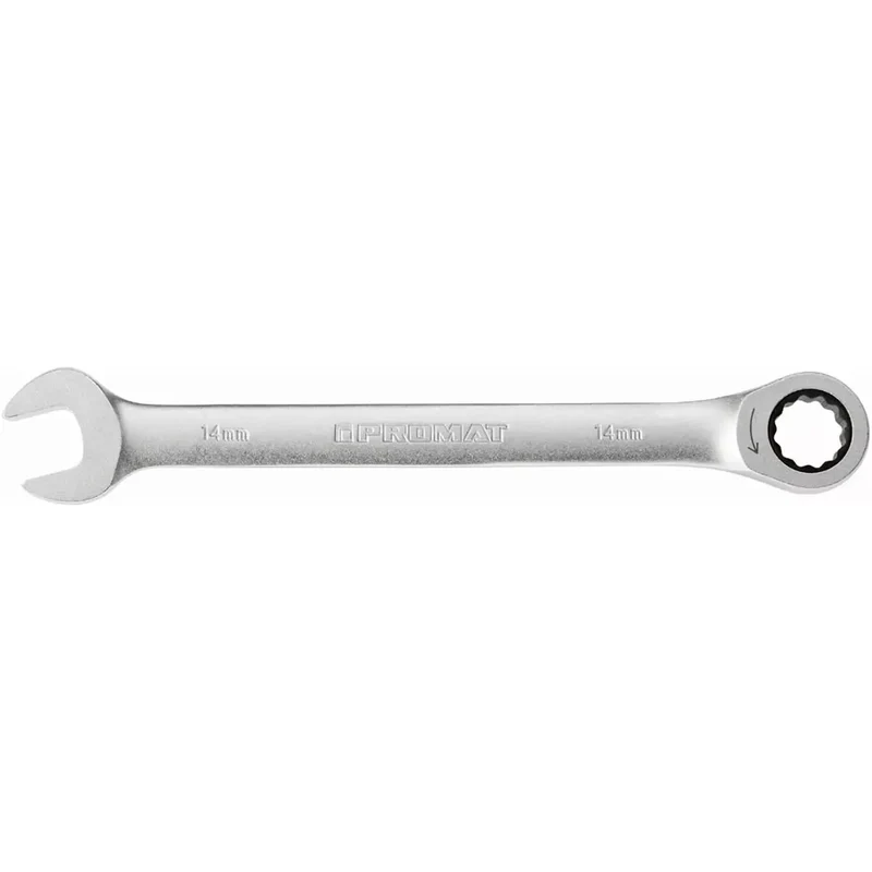 Knarrenringmaulschlüssel SW 9 mm L. 143 mm 72 Zähne gerade Form