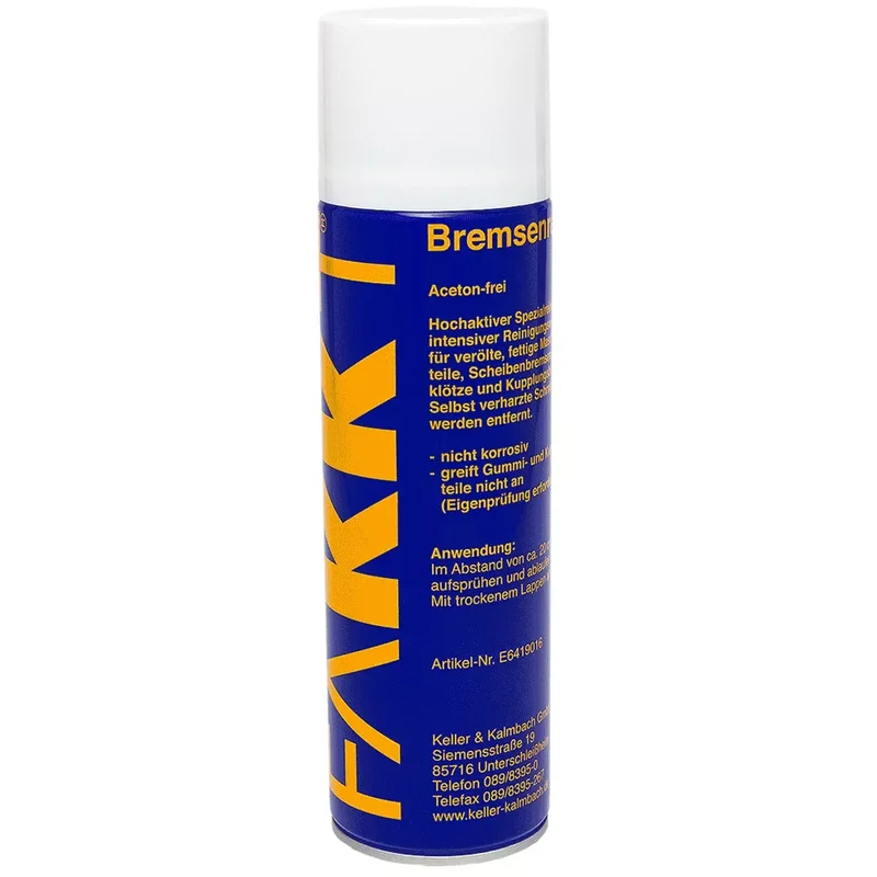 FAKKT Bremsenreiniger, acetonfrei, 500 ml Spray