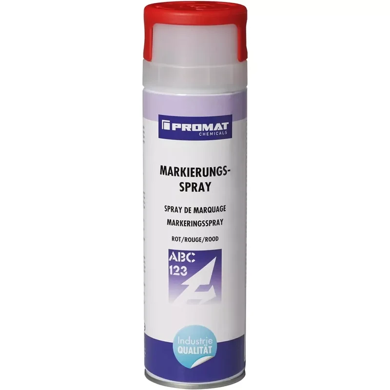 Markierungsspray, Inhalt 500 ml, schnelltrocknend, rot, wetterbeständig, Spraydose