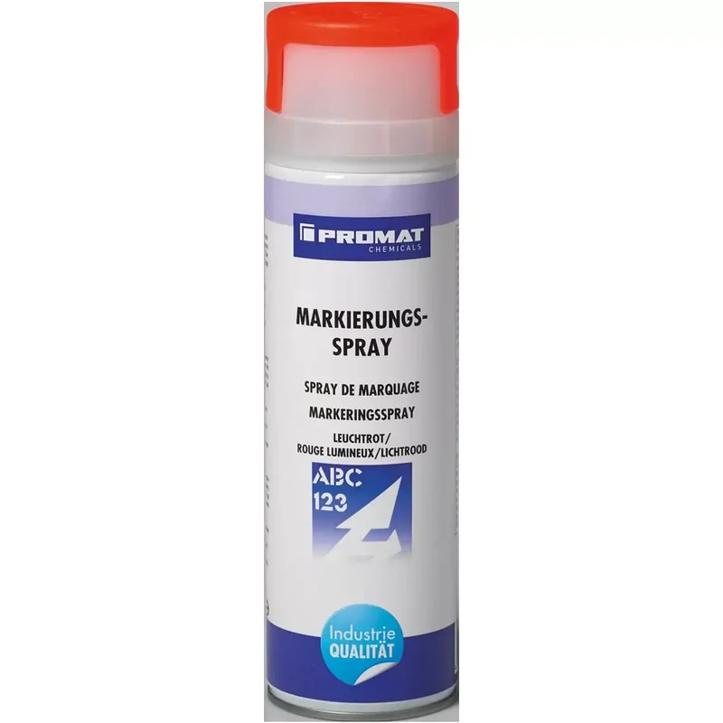 Markierungsspray, Inhalt 500 ml, leuchtrot, wetterbeständig, Spraydose
