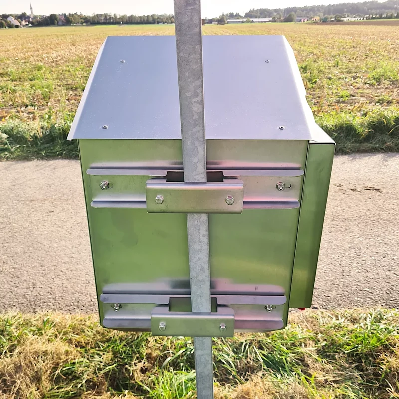 Vierkantmontagesatz aus Edelstahl, für Hundetoilette Barry