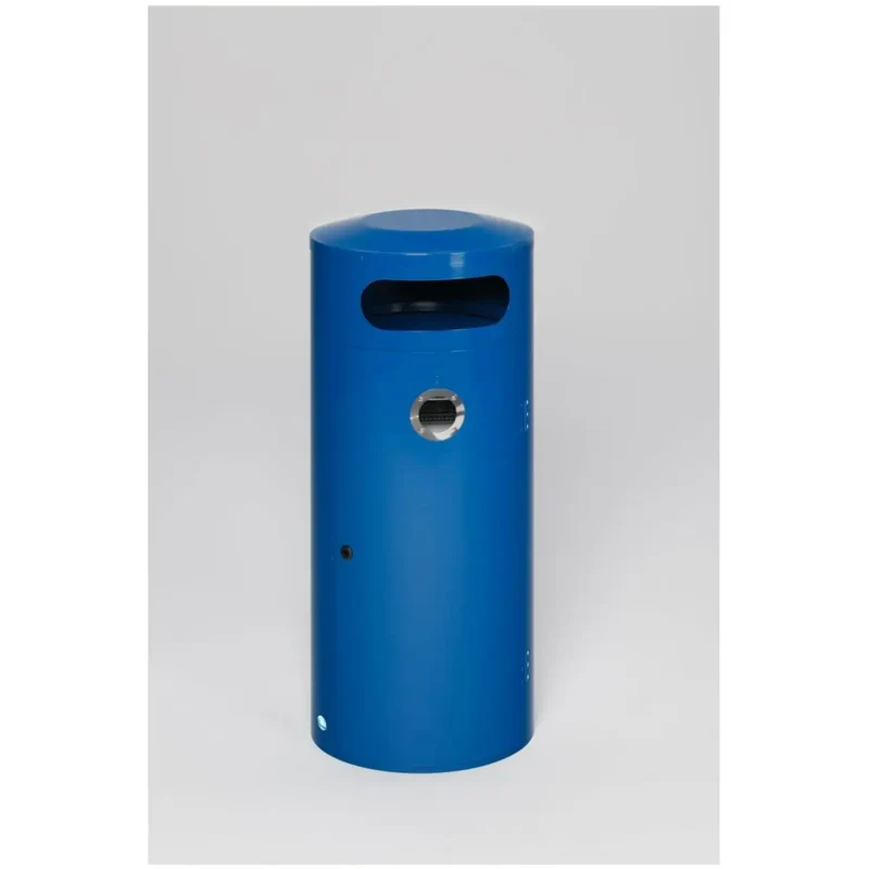 Abfallsammler mit Ascher KS 90 enzianblau