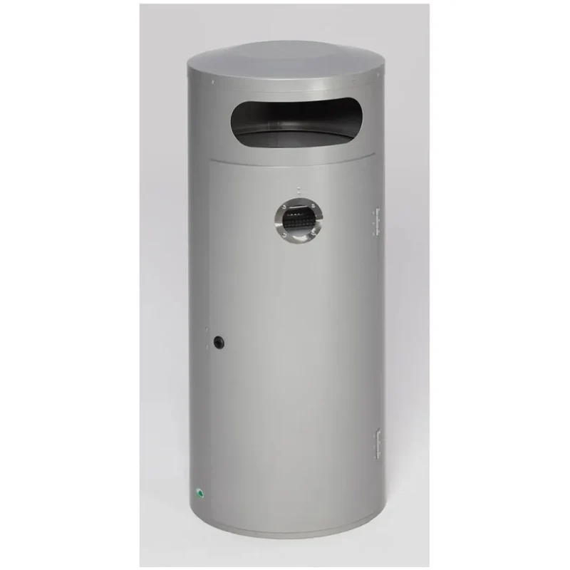 Abfallsammler mit Ascher KS 70 silber