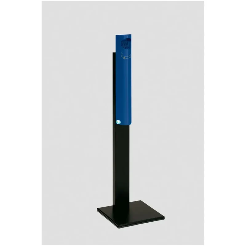 Wandascher B 12 mit Standfuß schwarz enzianblau