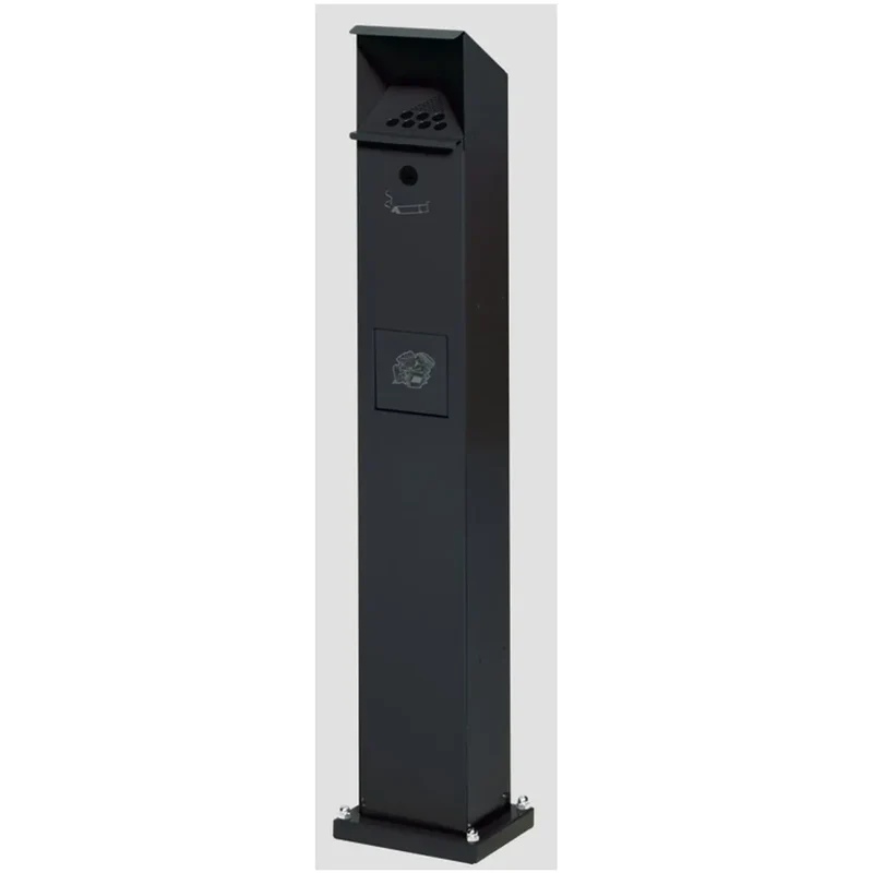 Ascher Abfallsammler Standsäule SG 115 anthrazit