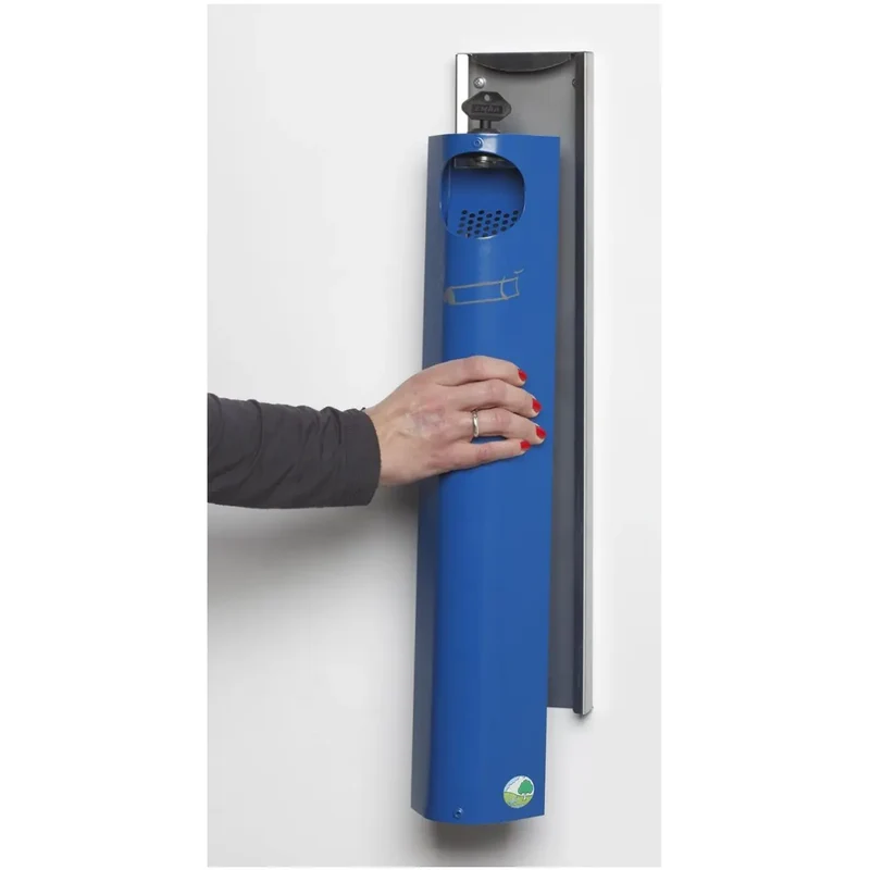 Wandascher B 12 verschließbar enzianblau