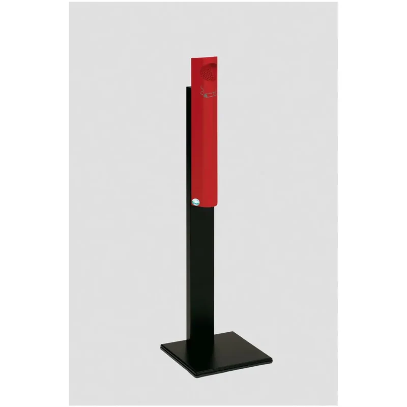 Wandascher B 12 mit Standfuß schwarz rot