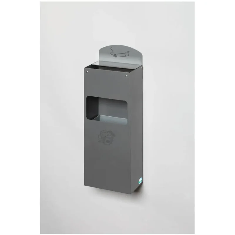 Wandascher WH 51 mit Schild silber