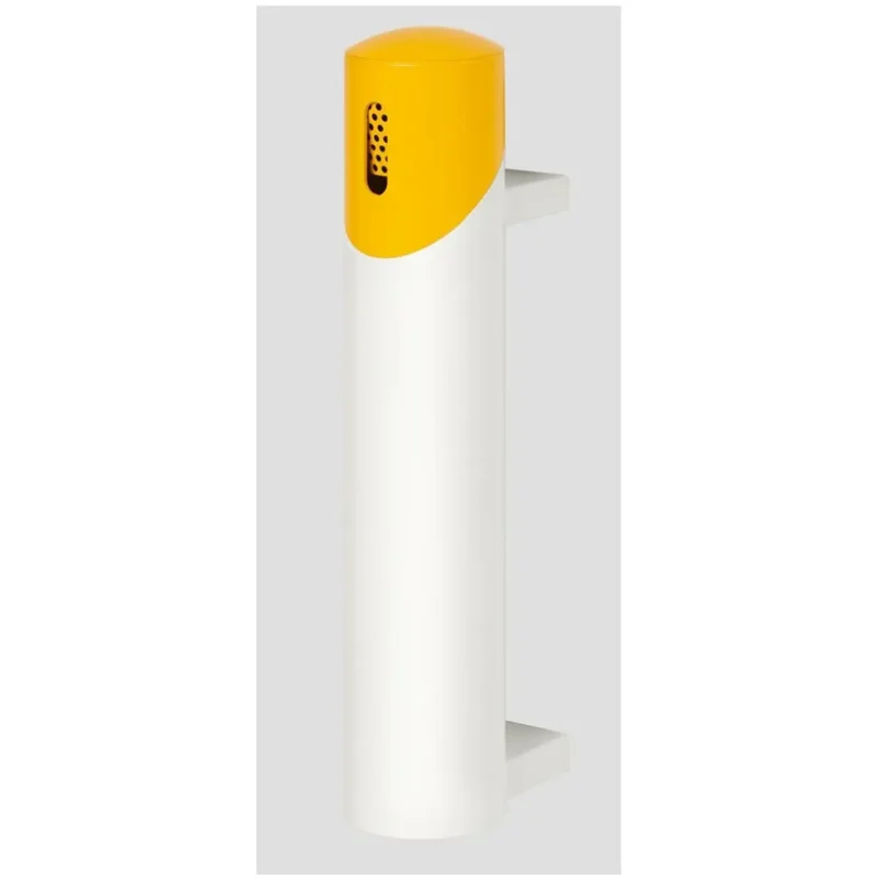 Wandascher SG 65 weiß - Kopfteil gelb