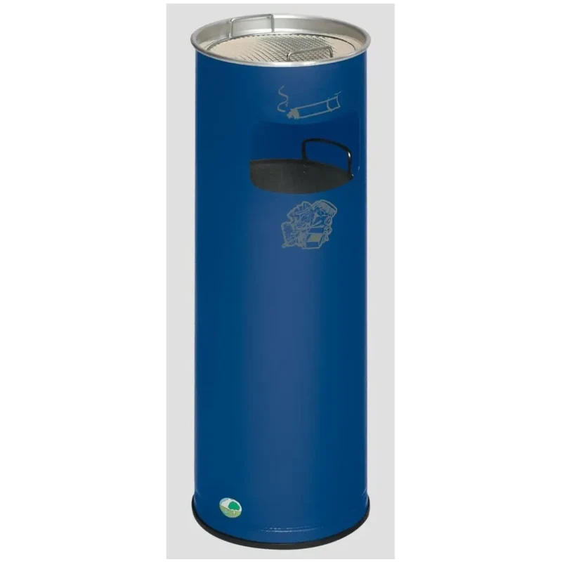 Abfallsammler Ascher H 66K enzianblau