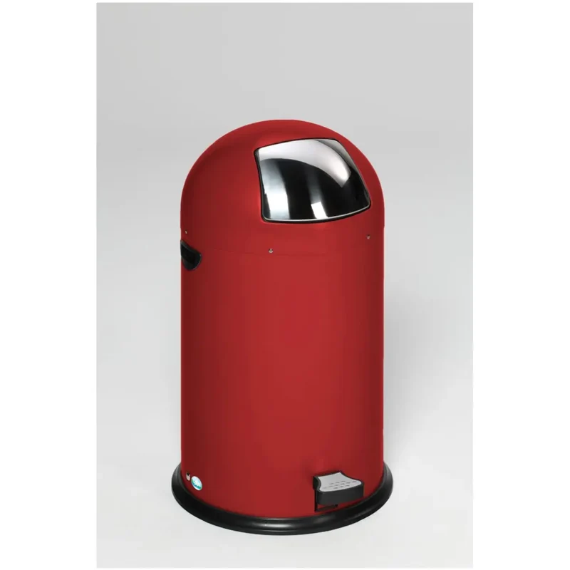 Abfallsammler 40 L mit Fußpedal rot