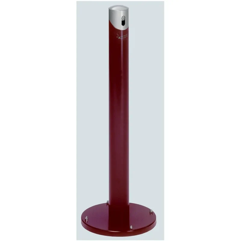 Ascher-Standsäule SG 105 R Korpus rot - Kopfteil silber