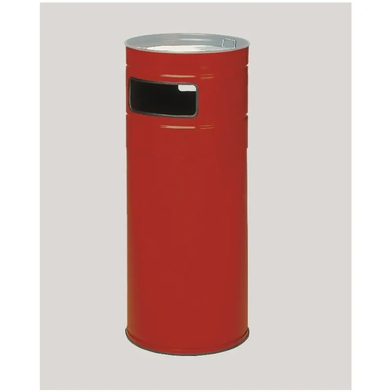 Ascher Abfallsammler H 100 rot