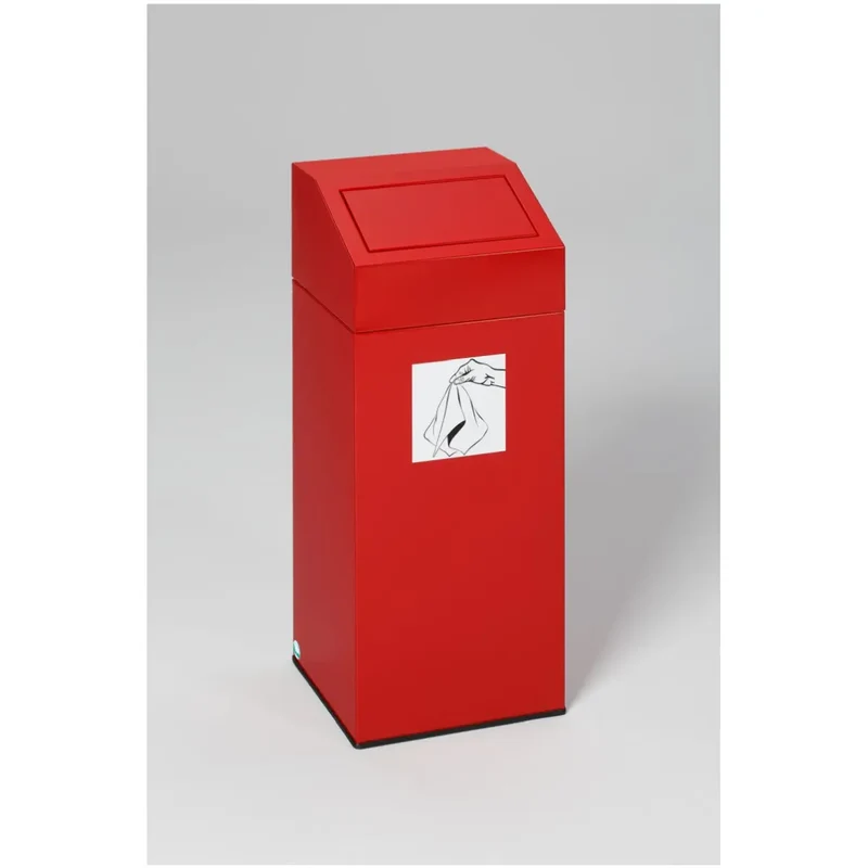 Wertstoffsammler 45 L rot