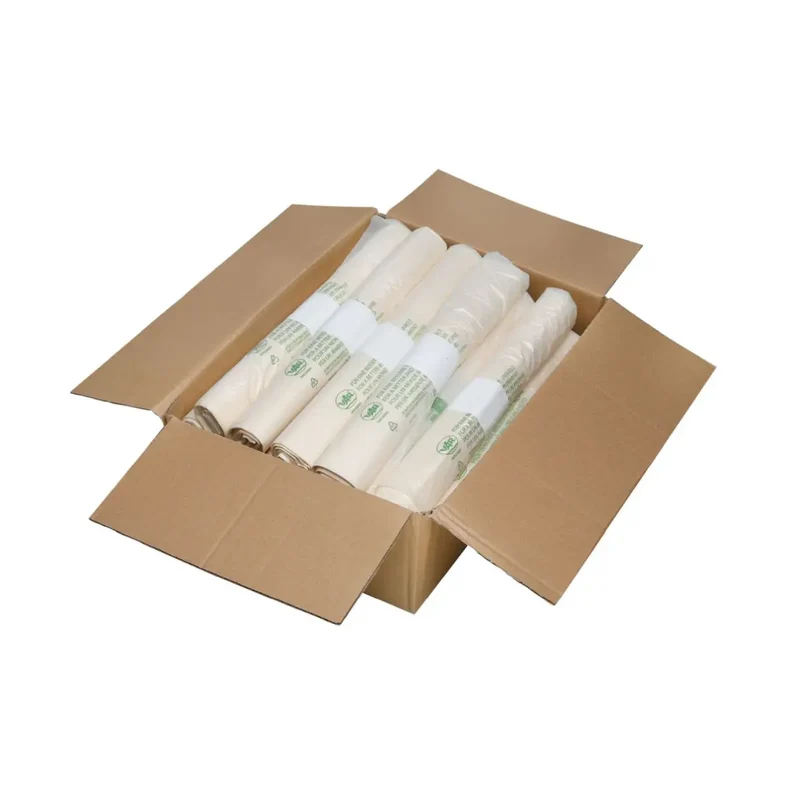 Müllsäcke kompostierbar 70 Liter VE = 200 Stück (20 Rollen à 10 Stück / Rolle)