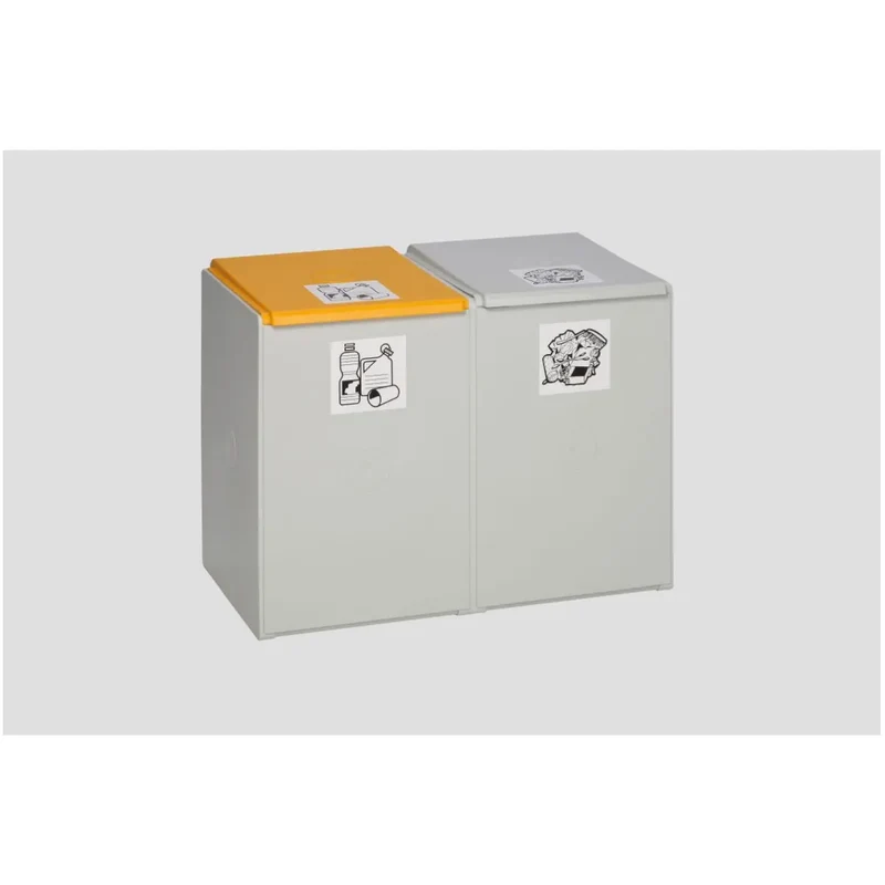 Kunststoffcontainer 60 L 2-fach ohne Deckel