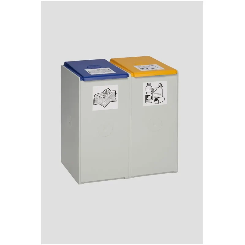 Kunststoffcontainer 40 L 2-fach ohne Deckel