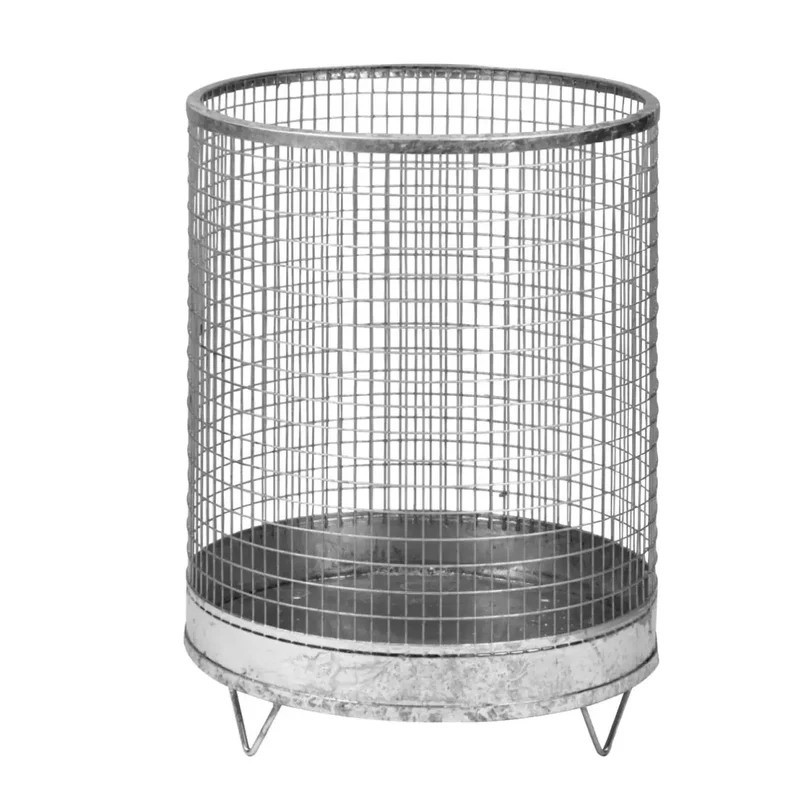 Drahtabfallkorb Blechsockel 60 cm hoch 118 Liter 5,5 kg