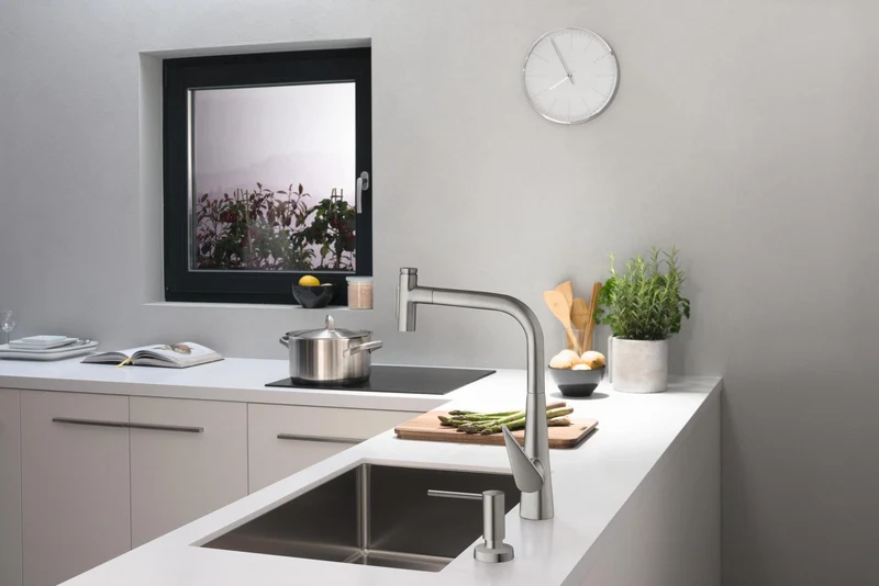 hansgrohe Schneidebrett Nussbaum dunkel F15 – Passend für S51 SilicaTec & S71 Edelstahlspülen