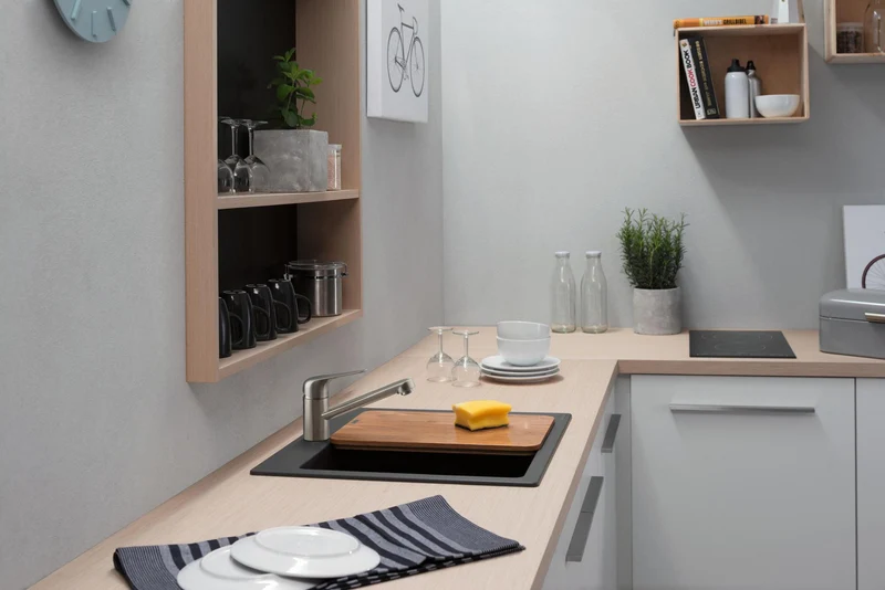Hansgrohe Schneidebrett Eiche F16 – Passend für S51 SilicaTec & S71 Edelstahlspülen