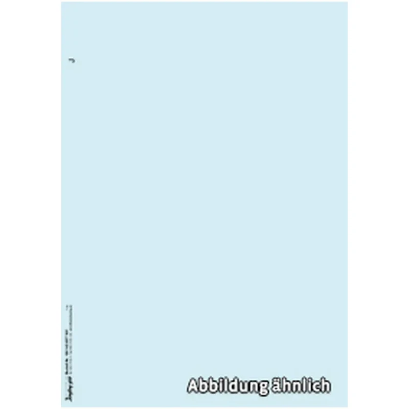 Blanko-Papier für EU-Lizenzen, A4, Pantone hellblau 290c (ohne Rückseite), Variante mit Sicherheitsnummerierung, 50 Stück