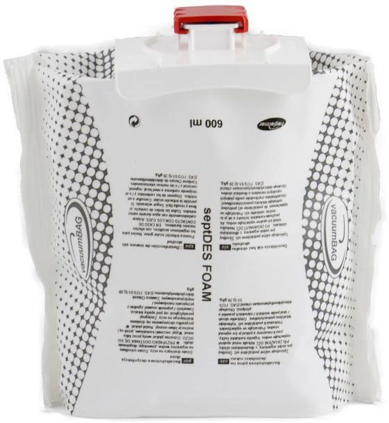 Keuco Desinfektionsschaum septDES FOAMSOAP VacuumBag 2x 600 ml – Hautfreundliche Händedesinfektion