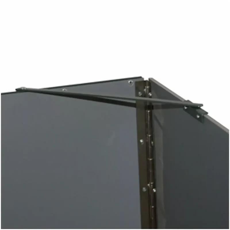 Tisch-Wahlkabine aus Kunststoff, H.70 x B.85 x T.70 cm, hellgrau