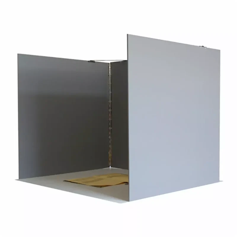 Tisch-Wahlkabine aus Kunststoff, H.70 x B.85 x T.70 cm, hellgrau