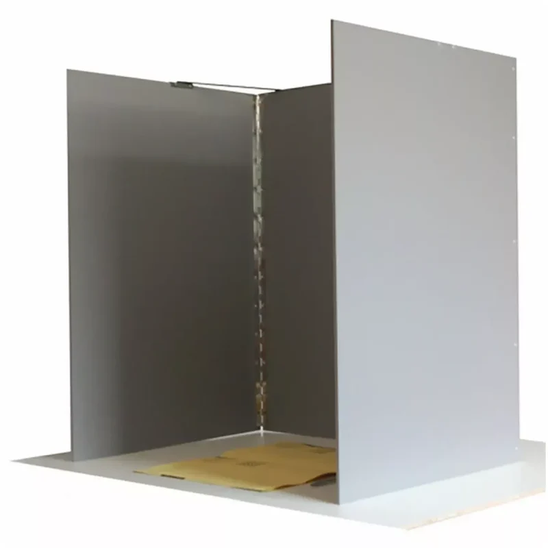 Tisch-Wahlkabine aus Kunststoff, H.70 x B.60 x T.50 cm, hellgrau