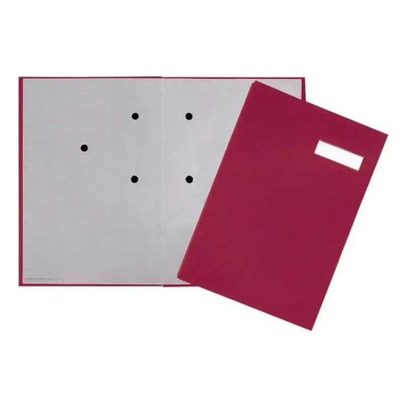 Unterschriftsmappe - 20 Fächer, rot