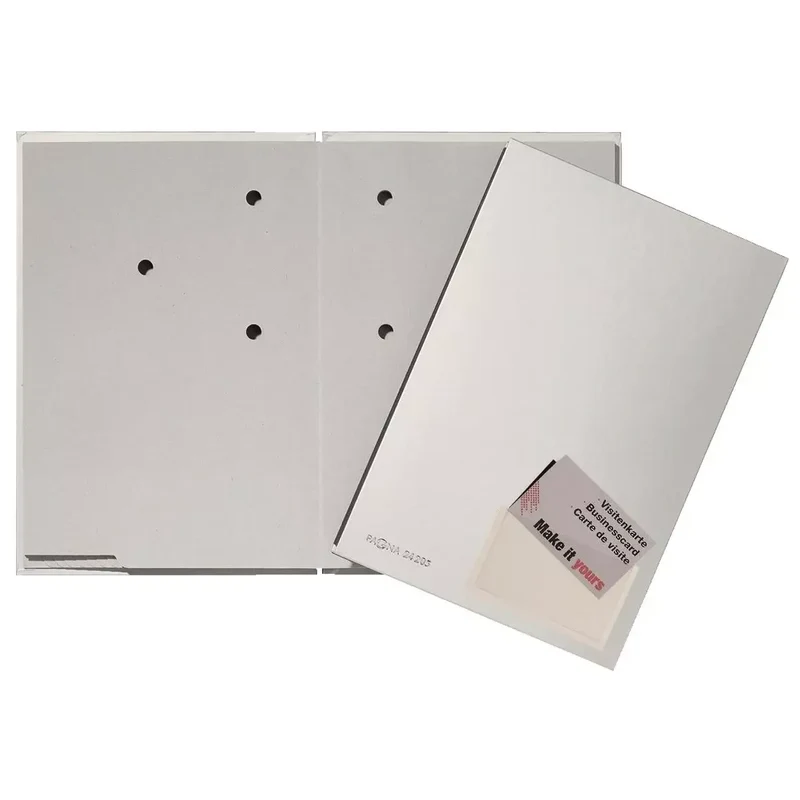 Unterschriftsmappe Color - 20 Fächer, PP kaschiert, silber