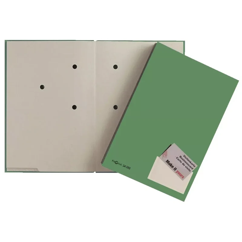 Unterschriftsmappe Color - 20 Fächer, PP kaschiert, grün