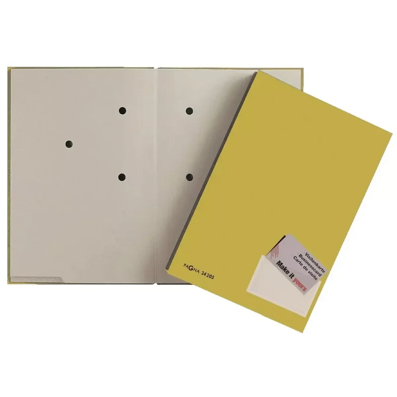 Unterschriftsmappe Color - 20 Fächer, PP kaschiert, gelb