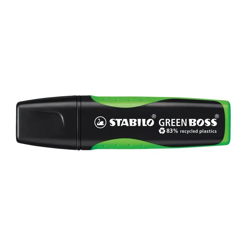 Umweltfreundlicher Textmarker - GREEN BOSS - Einzelstift - grün