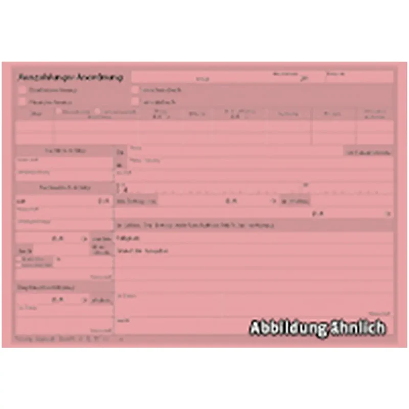 Auszahlungs-Anordnung, Doppik, DIN A5 rosa, 300 Stück