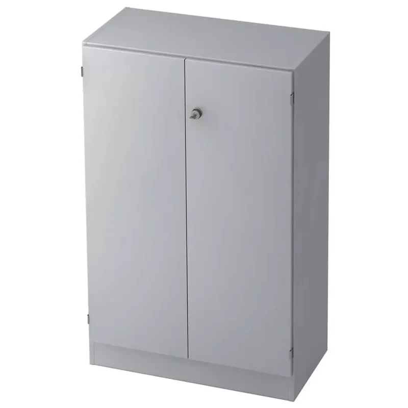 Schrank - 3OH, Sockelblende SG, Grau/Grau, mit Montageservice