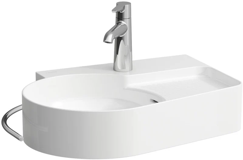 LAUFEN Handtuchhalter VAL chrom, Aufhängefläche 270 mm – Design von Konstantin Grcic