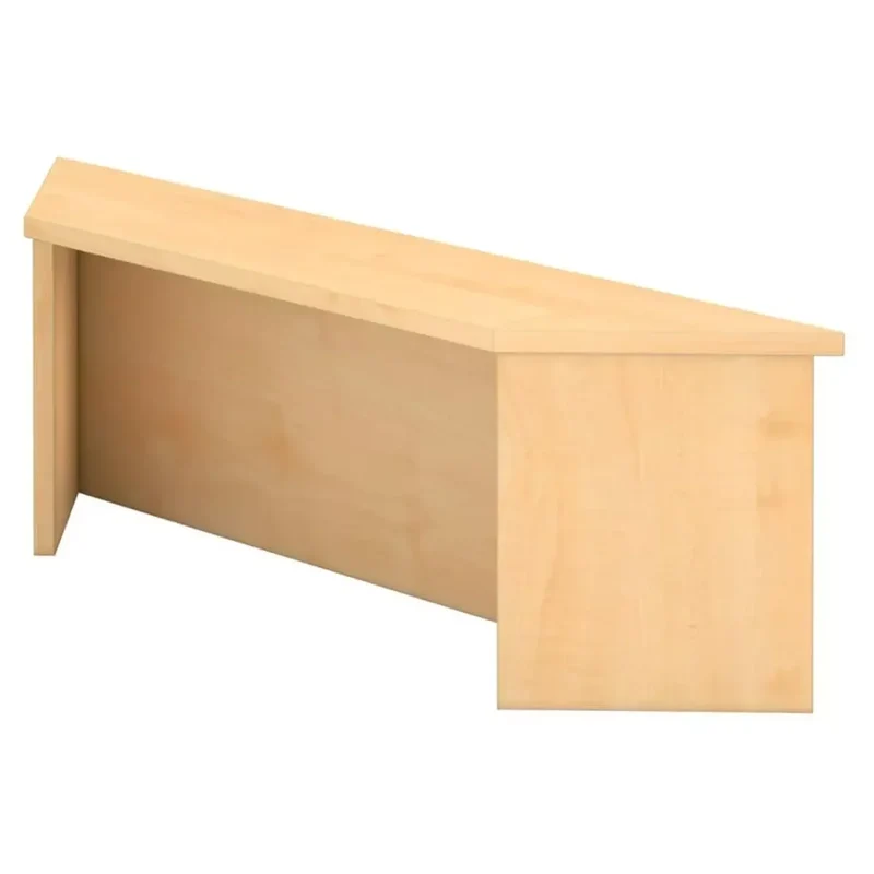 Thekenaufsatz für Eckwinkel - 113 cm, 1OH, Ahorn, mit Montageservice