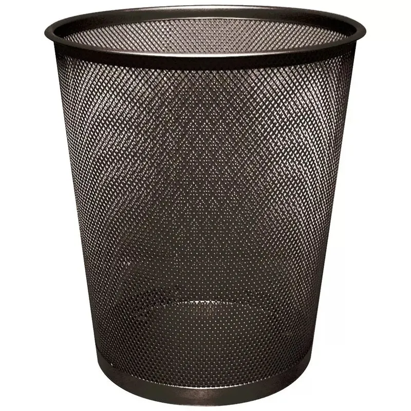 Papierkorb Metalldraht 19 Liter - schwarz