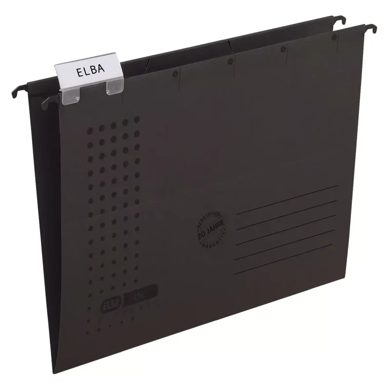 Hängemappe chic - Karton (RC), 230 g/qm, A4, blau