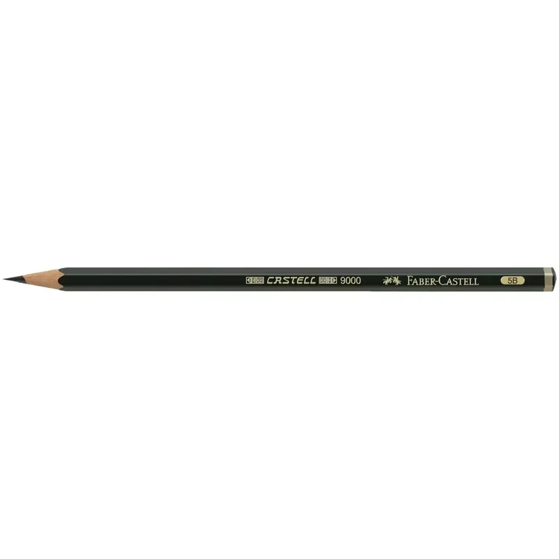 Bleistift CASTELL® 9000 - 5B, dunkelgrün