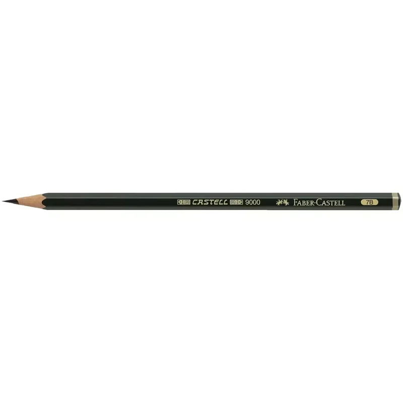 Bleistift CASTELL® 9000 - 7B, dunkelgrün