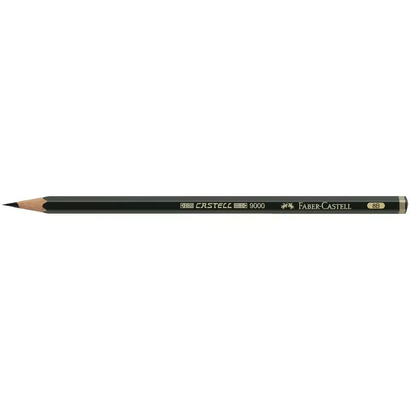 Bleistift CASTELL® 9000 - 8B, dunkelgrün