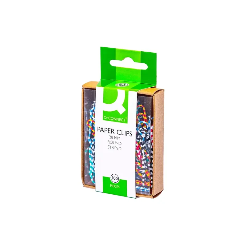 Büroklammern - 28 mm, 100 Stück zebra