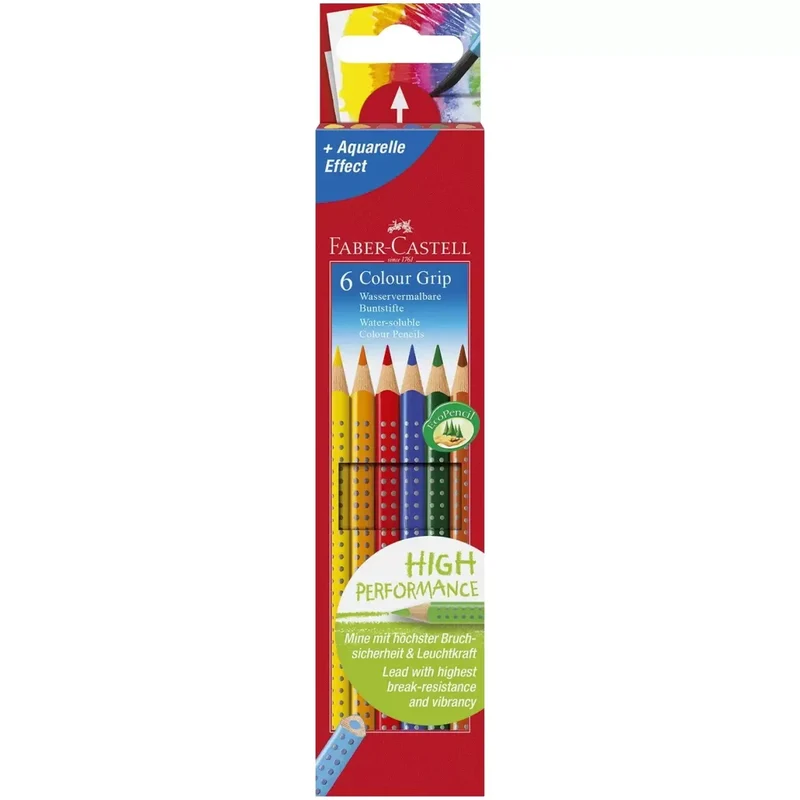 Buntstift Colour GRIP - 6 Farben, Kartonetui